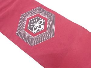 アンティーク　亀甲に桐模様織り出し名古屋帯（着用可）